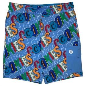 NEW COOKIES men's on the block pull on swim trunk in sky blue
